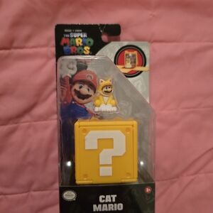 Nintendo Cat Mario Action Figure - Yellow and White